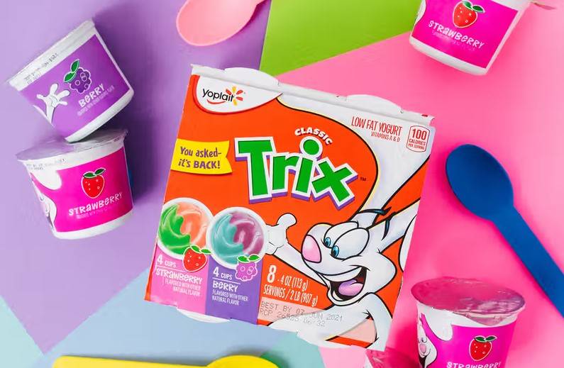 Yoplait Trix Yogurt Healthy and Delicious in the USA